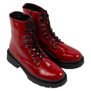 Dockers by Gerli Damen Schuhe Boots Schnürboots Schnürstiefeletten