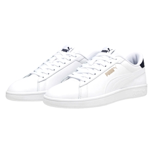 -13 puma white / puma navy / gold