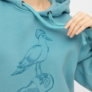 Derbe Damen Hoodie Sweater Kapuzenpullover Kapuzensweatshirt Sturmmöwin Mono - Bild 3