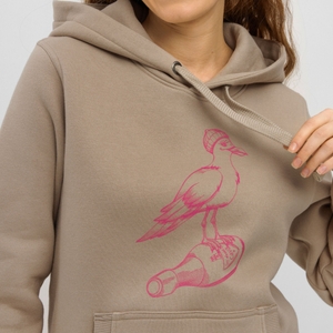 Derbe Damen Hoodie Sweater Kapuzenpullover Kapuzensweatshirt Sturmmöwin Mono - Bild 3