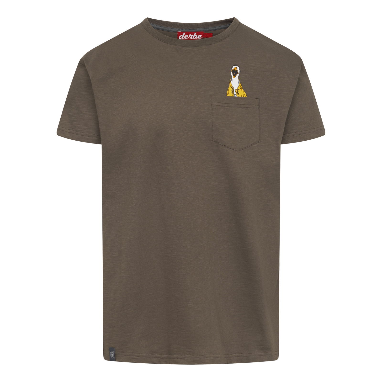 Derbe Herren T-Shirt Oberteil Rundhalsshirt Schreimöwe Pocket Derbe Herren T-Shirt Oberteil Rundhalsshirt Schreimöwe Pocket