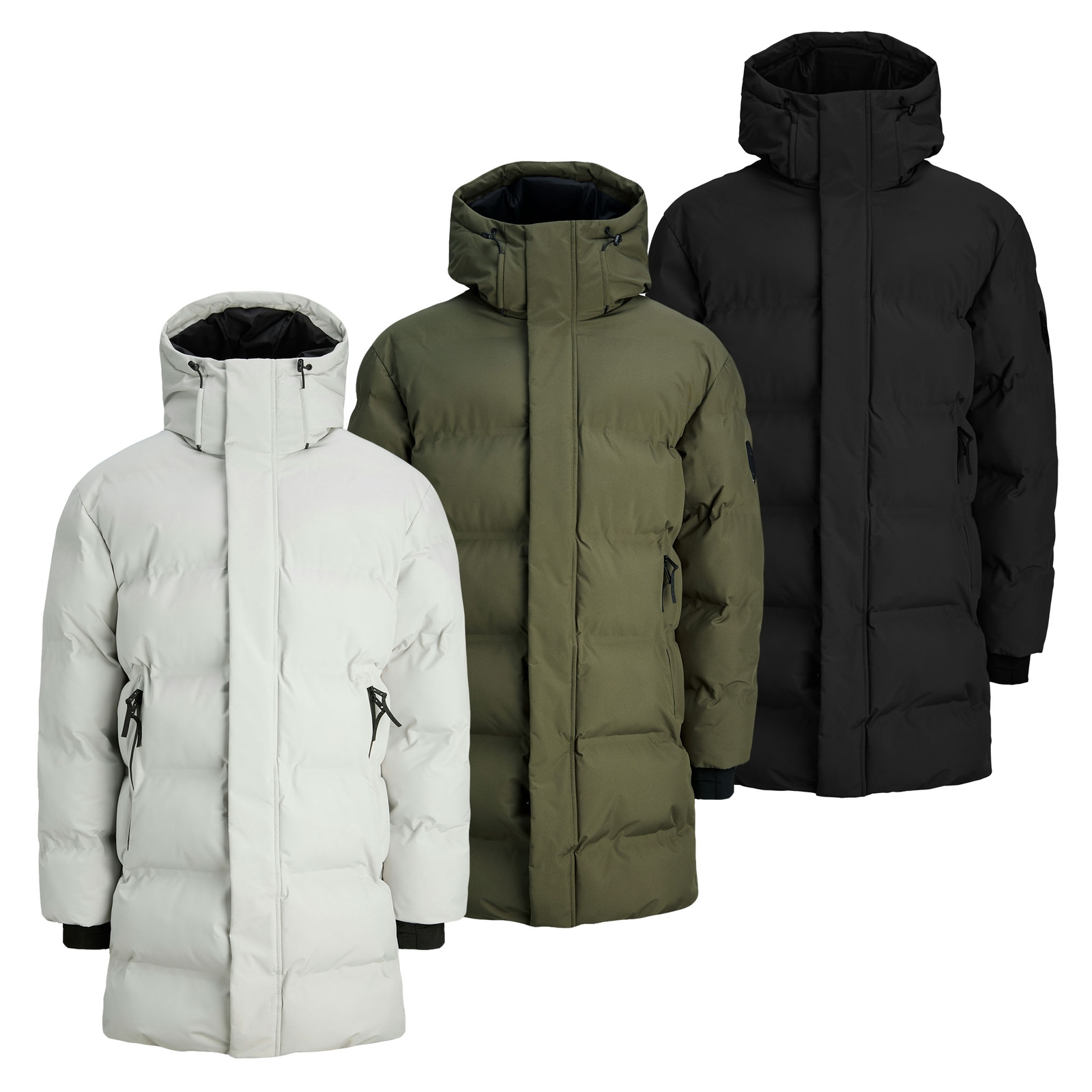 Jack & Jones Kahve Erkek Kapüşon Regular Fit Mont 12261971_Jcoalpha Puffer Sn - 15332721