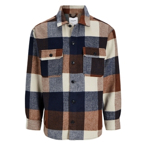 -navy blazer/checks