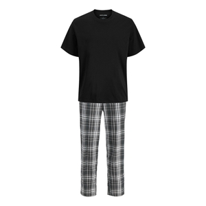 -black / pants asphalt checked