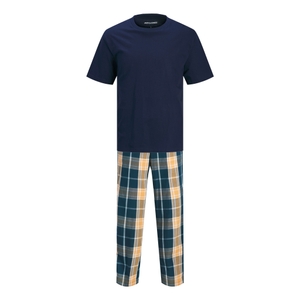 -navy blazer / pants titan checked