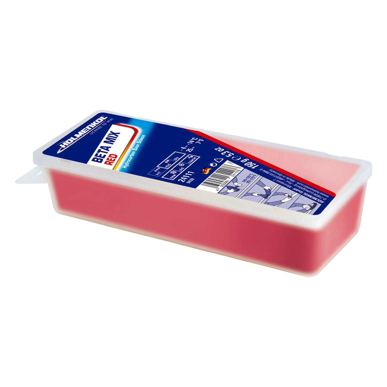 Holmenkol Skiwachs Beta Mix Red 150 g Holmenkol Skiwachs Beta Mix Red 150 g