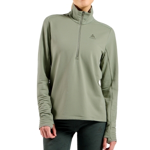 Odlo Damen Funktionsshirt Midlayer Half Zip Laufshirt Essential Thermal - Bild 3