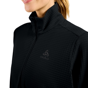 Odlo Damen Funktionsshirt Midlayer Half Zip Laufshirt Essential Thermal - Bild 5