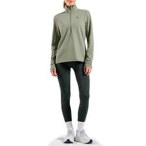 Odlo Damen Funktionsshirt Midlayer Half Zip Laufshirt Essential Thermal - Bild 2