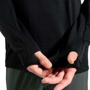 Odlo Herren Funktionsshirt Midlayer Half Zip Laufshirt Essential Thermal - Bild 6