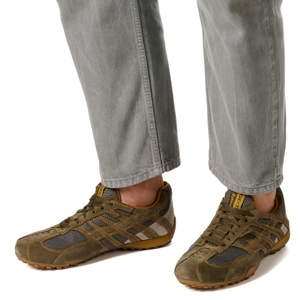 Geox Herren Schuhe Schnürschuhe Halbschuhe Sneaker Snake Original A - Bild 6