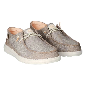 Hey Dude Damen Schuhe Slip Ons Wendy Metallic Sparkle