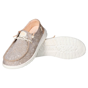 Hey Dude Damen Schuhe Slip Ons Wendy Metallic Sparkle - Bild 5