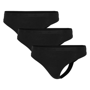 3er Pack Adidas Damen String Thong Tanga Stringtanga Low Rise Thong