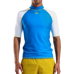 Arena Herren Badeshirt UV-Shirt Surfshirt Kurzarmshirt Rash Vest S/S Graphic - Bild 3 Arena Herren Badeshirt UV-Shirt Surfshirt Kurzarmshirt Rash Vest S/S Graphic - Bild 3