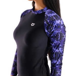 Arena Damen Badeshirt UV-Shirt Surfshirt L/S Rash Vest Allover - Bild 4 Arena Damen Badeshirt UV-Shirt Surfshirt L/S Rash Vest Allover - Bild 4
