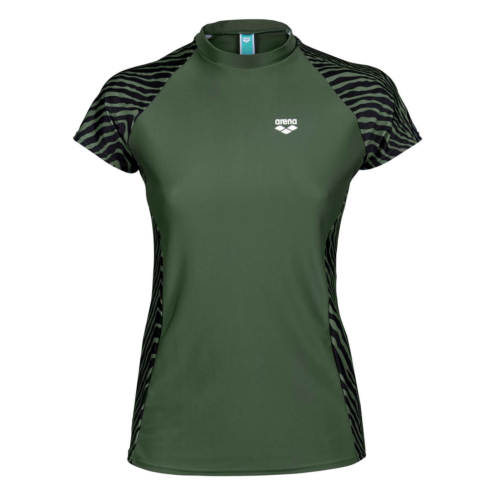 Arena Damen Badeshirt UV-Shirt Surfshirt Kurzarmshirt Rash Vest S/S Graphic Arena Damen Badeshirt UV-Shirt Surfshirt Kurzarmshirt Rash Vest S/S Graphic