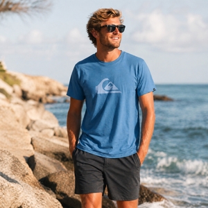QUIKSILVER Herren Shirt Kurzarmshirt Rundhalsshirt T-Shirt Ev Comp Logo - Bild 2