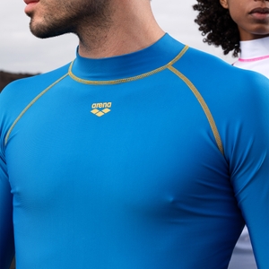 Arena Herren Badeshirt UV-Shirt Surfshirt Langarmshirt Rash Vest L/S Graphic - Bild 6 Arena Herren Badeshirt UV-Shirt Surfshirt Langarmshirt Rash Vest L/S Graphic - Bild 6