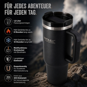 Regatta Trinkbecher Isolierbecher Thermulate Insulated Mug 1.2L - Bild 5