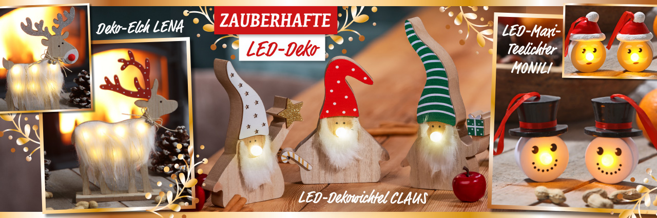 Zauberhafte LED-Deko