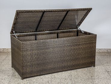 Garten-Kissenbox aus Polyrattan günstig bestellen