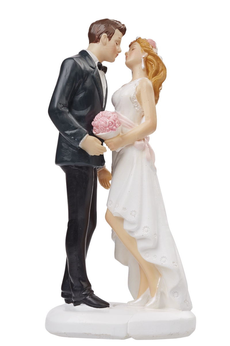 Hochzeitspaar Figur 9 Cm - Süße Tischdeko Für Die Traumhochzeit