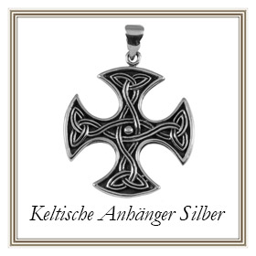 Keltische Anhaenger aus Silber