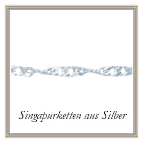 Singapurketten aus Silber