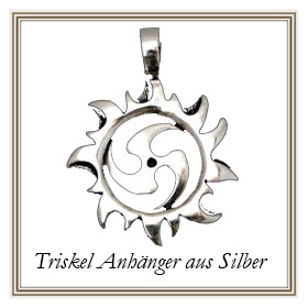 Triskel Anhänger aus Silber