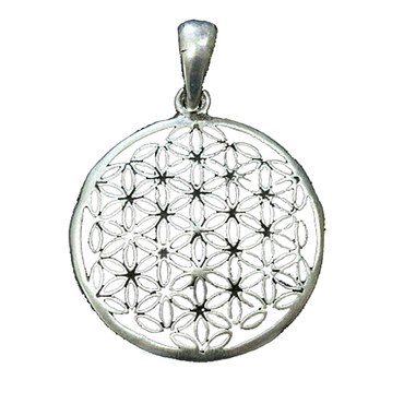 Blume des Lebens Schmuck Anhänger 925er Silber