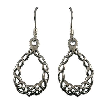 Keltischer Knoten Ohrhänger Größe: 22x12mm