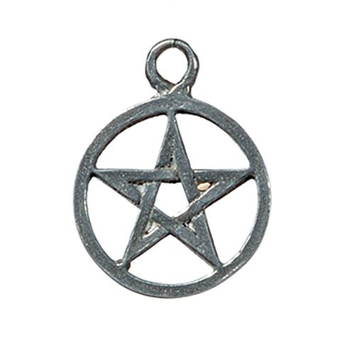 Pentakel klein Zinn Anhänger Schmuck - Pentagramm -