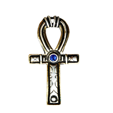 alt-Ankh Anhänger Schmuck - Ägyptisch , Ankh  + Kette - 41x23mm