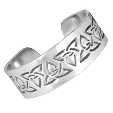 alt-Armreif Keltischer Knoten Zinn Schmuck breit