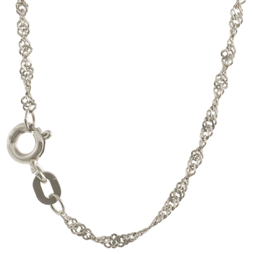 Singapurkette Halskette Breite 1,4 mm - 925 Sterlingsilber Auswahl