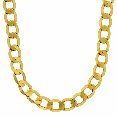 5,0 mm 19 cm 585 - 14 Karat Gold Armkette Panzerkette massiv Gold hochwertige Goldkette 6 g