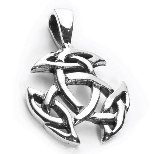 Celtic offene Dreifalt sehr klein Anhänger 925er Silber - Dreifalt - 22x15mm Celtic offene Dreifalt sehr klein Anhänger 925er Silber - Dreifalt - 22x15mm