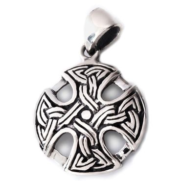 alt-keltisches Kreuz Schmuck Anhänger 925er Silber - Kreuze - 27x19mm