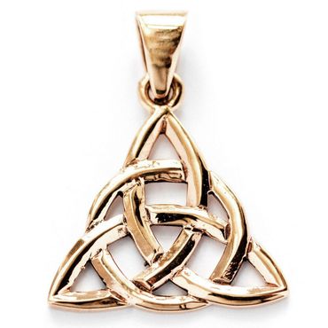 alt-Bronzeanhänger Taliesins Knoten Schmuck - Keltische Knoten  - 30x23mm