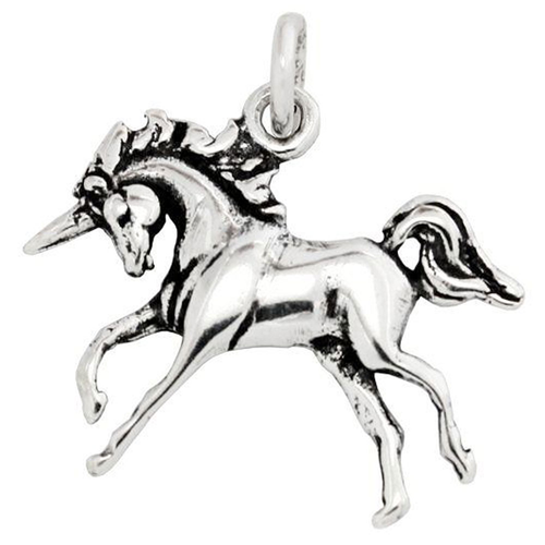 Einhorn Schmuck Anhänger 925er Silber - Einhorn - 27x27mm Einhorn Schmuck Anhänger 925er Silber - Einhorn - 27x27mm