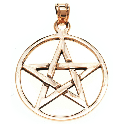 Pentagramm Bronze Anhänger Schmuck - 32x23mm Pentagramm Bronze Anhänger Schmuck - 32x23mm