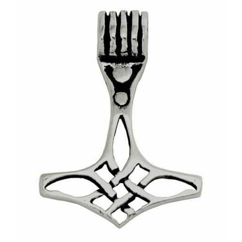 Celtic-Hammer Schmuck Anhänger 925er Silber - Thorhammer - 25x17mm Celtic-Hammer Schmuck Anhänger 925er Silber - Thorhammer - 25x17mm