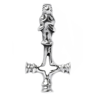 Thor Wolfskreuz sehr klein Schmuck Anhänger 925er Silber - Thorhammer - 24x11mm klein! Thor Wolfskreuz sehr klein Schmuck Anhänger 925er Silber - Thorhammer - 24x11mm klein!
