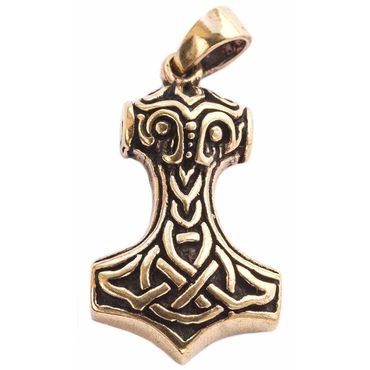 alt-Anhänger Hammer des Thor, Mjölnir  Wikinger Bronze Schmuck Viking
