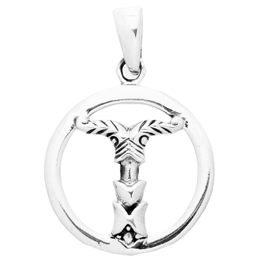 Irminsul Schmuck Anhänger 925er Silber Durchmesser 21mm