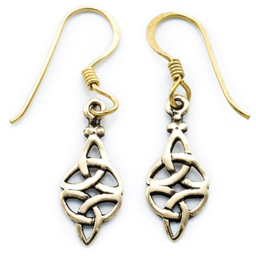 Ohrhänger, Ohrringe Keltische Polaritäten Bronze Skandinavische Ohrschmuck