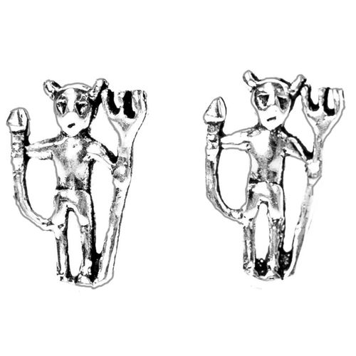 Silberohrstecker Teufel Teufelchen Evil Ohrstecker Schmuck