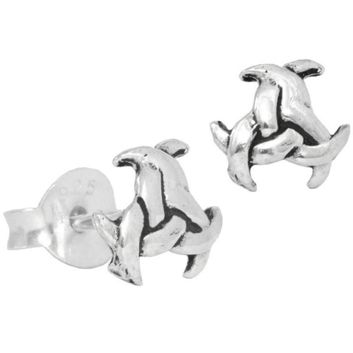 Silberohrstecker Keltische Triskele Schmuck