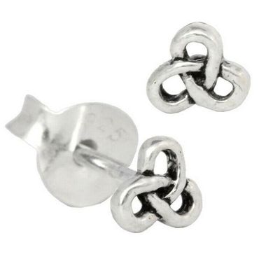alt-Ohrstecker keltischer Knoten sehr klein 925er Silber